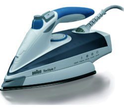 BRAUN  TexStyle 7 TS765A Steam Iron - Grey & Blue